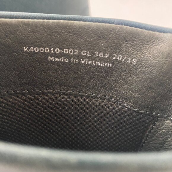 Camper Beetle Ankle Boots Shoes Blue Green - Picture 9 of 10